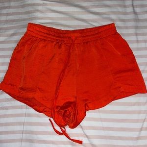 Silky red Forever 21 shorts very comfortable and great condition.